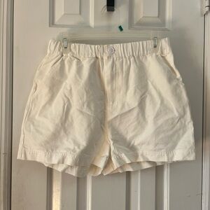 Cute white summer shorts
